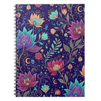 Carnet Jardin de lotus mystique de minuit