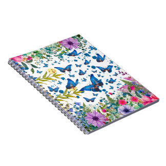 Carnet Jardin de Papillons Enchanté - Note de Style Flora