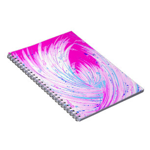 Carnet Jardin enchanté rose Abstrait