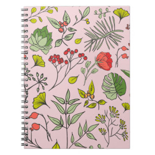 Carnet Jardin Fleur sauvage botanique