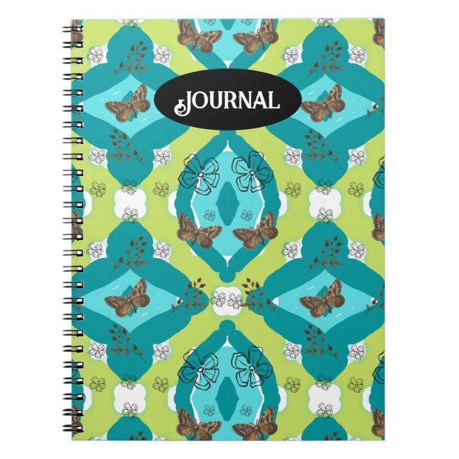 Carnet jardin fleuri (Devant)