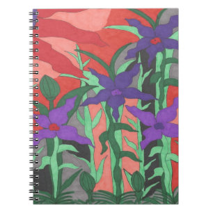 Carnet Jardin floral Twilight
