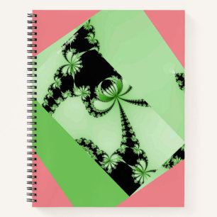 Carnet Jardin fragile vert et crémeux