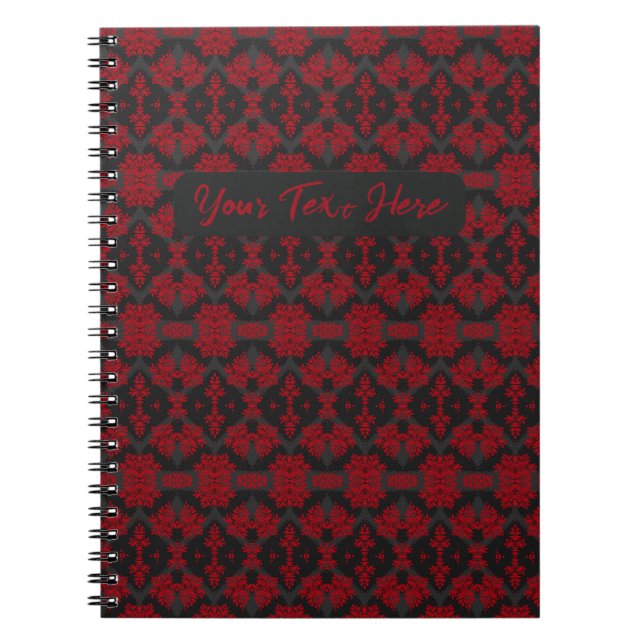 Carnet Jardin sombre personnalisé (Devant)