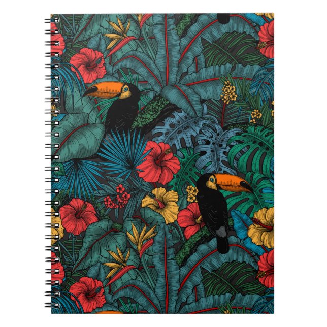 Carnet Jardin toucan (Devant)