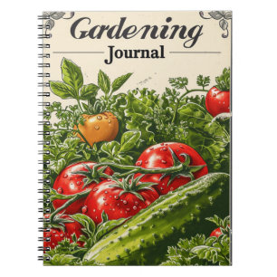 Carnet Jardinage vintage
