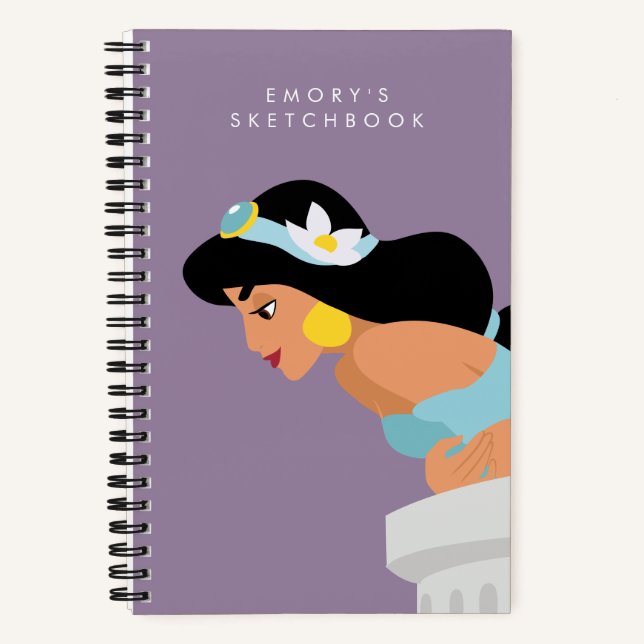 Carnet Jasmine, princesse Disney | Sketbook (Recto)