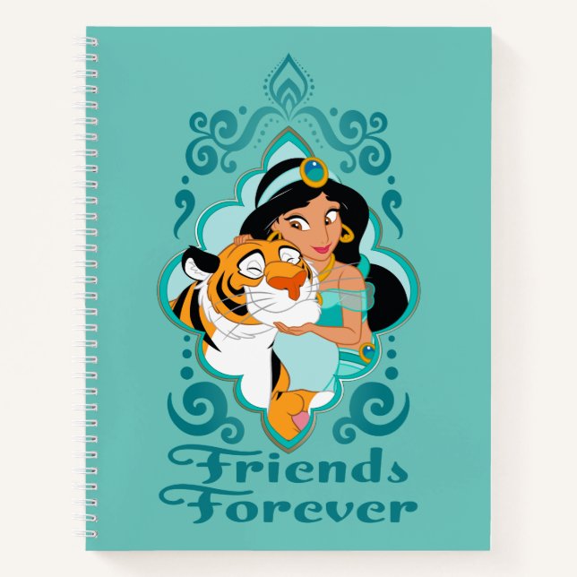 Carnet Jasmine & Rajah "Les amis pour toujours" (Devant)