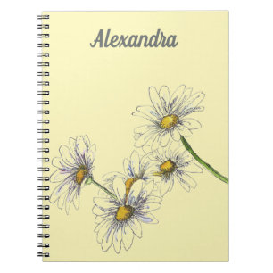 Carnet Jaune Beurre avec nom ou message