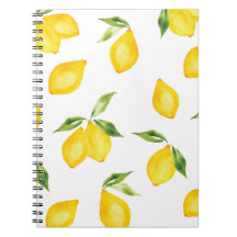 Carnet jaune citron