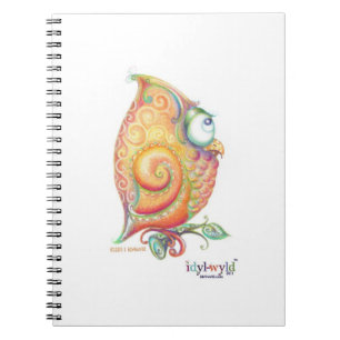 Carnet jaune de hibou