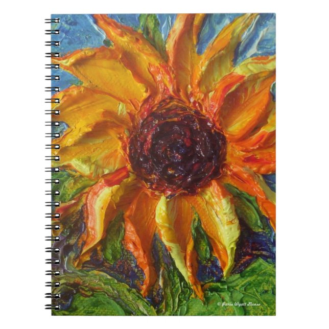 Carnet jaune de tournesol (Devant)