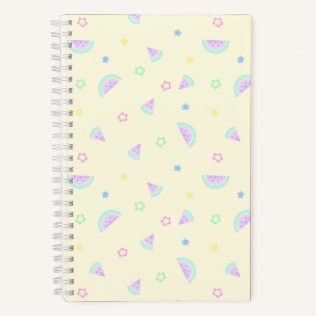Carnet Jaune Pastèque Pastel (Recto)