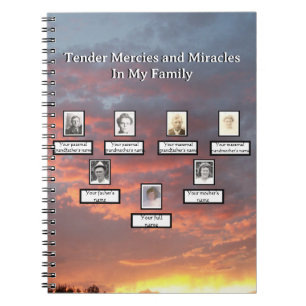 Carnet Jaune Sunset Family Tree Meracles Miracles