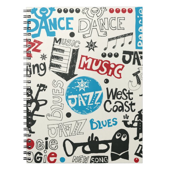 Carnet jazz doodmix (Devant)