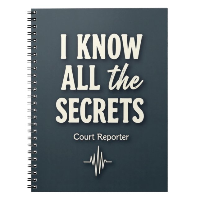 Carnet Je connais tous les secrets — Greffier (Devant)