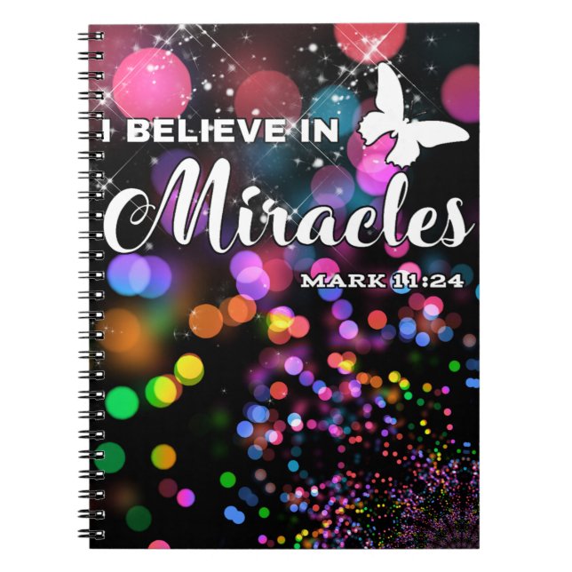 Carnet Je crois aux miracles (Devant)