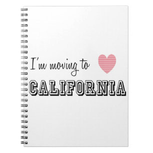 Carnet Je déménage en Californie