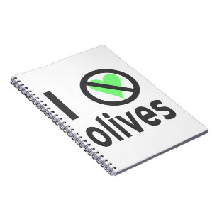 Carnet Je déteste les olives, pas d'amour