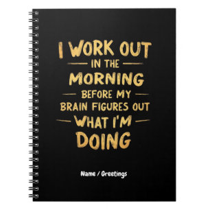 Carnet  Je fais de l'exercice le matin avant que mon cerv