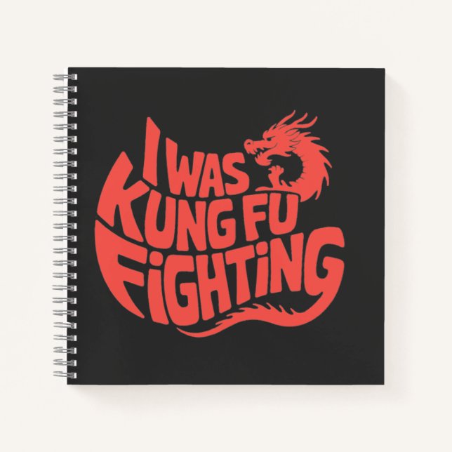 Carnet Je me battais pour le kung fu (Devant)