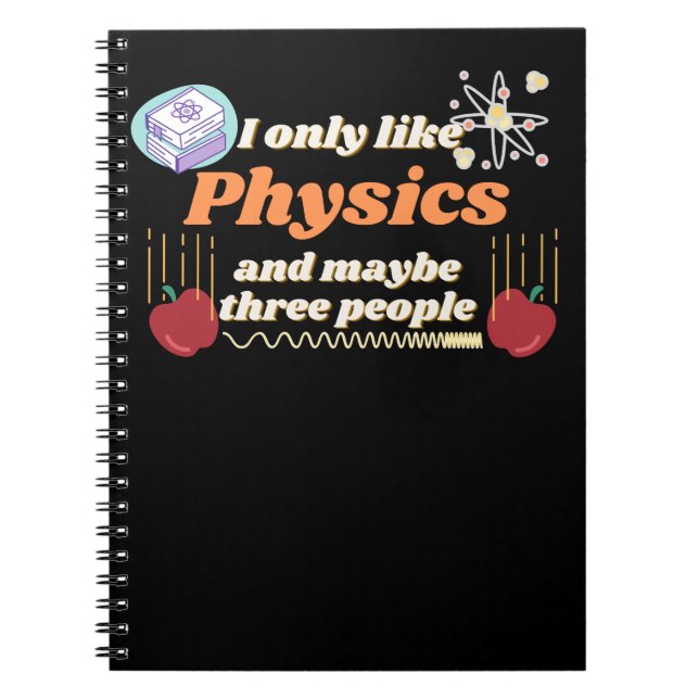 Carnet Je n'aime que la physique, et peut-être trois pers (Devant)
