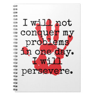 Carnet Je Ne Vais Pas Conquérir Mes Problèmes - Inspirati