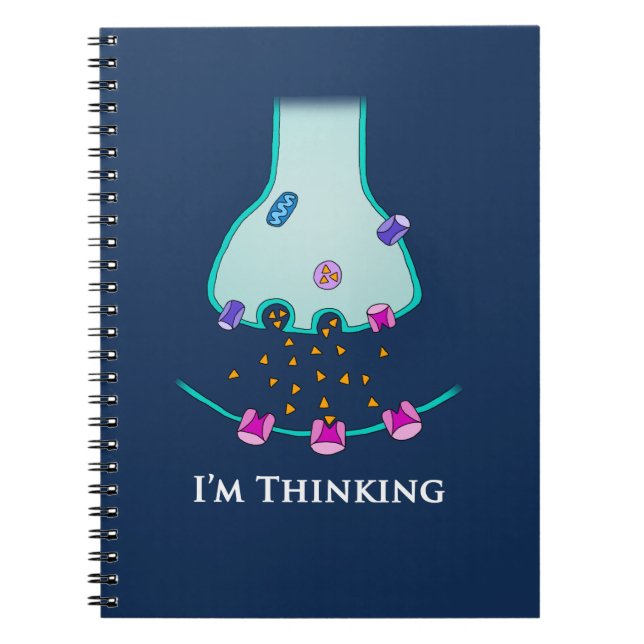 Carnet Je pense neurone synapse (Devant)