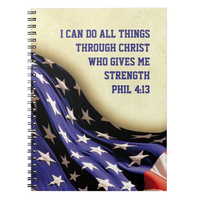 Carnet JE PEUX FAIRE TOUTES LES CHOSES | Phil 4:13 | DRAG (Devant)