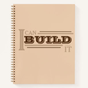 Carnet Je peux le CONSTRUIRE (Brun) Planificateur/
