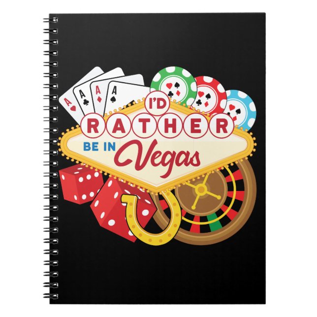 Carnet Je préfère être à Vegas (Devant)