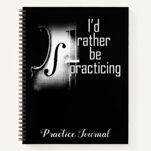 Carnet Je préférerais pratiquer le violon