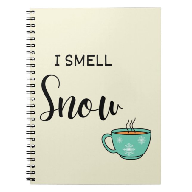 Carnet Je sens la neige (Devant)