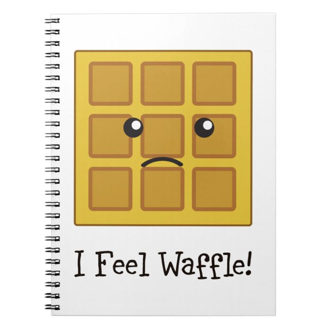 Carnet Je sens Waffle ! (Devant)