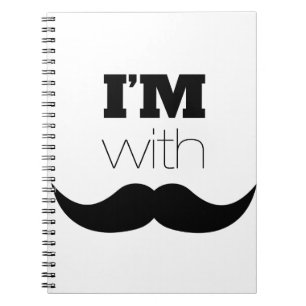 Carnet Je suis avec Moustache