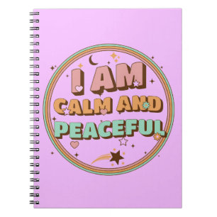 Carnet Je suis calme et paisible