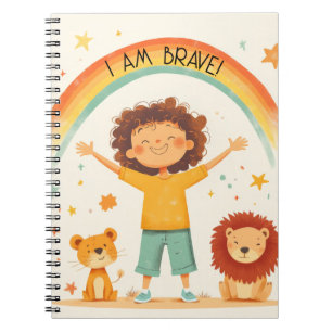Carnet Je suis courageux - Affirmation pour enfants