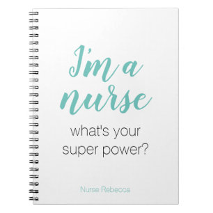 Carnet Je suis infirmière, quelle est votre super-puissan