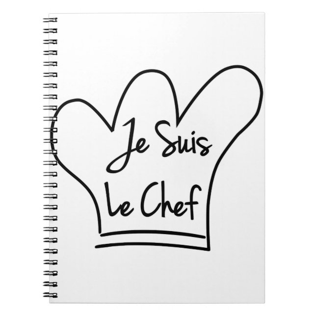 Carnet Je Suis Le Chef (Devant)
