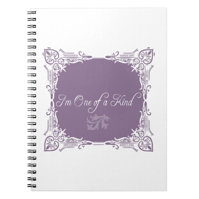 Carnet Je suis l'une des citations (Devant)