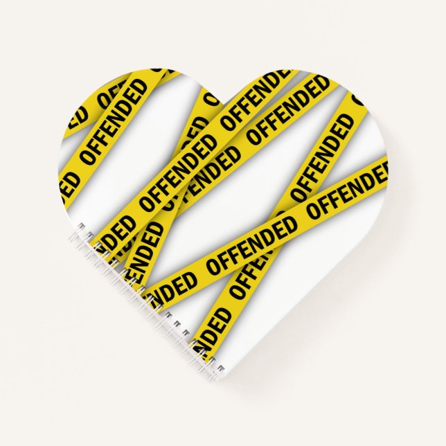 Carnet Je suis offensé que la police ne croise pas (Devant)