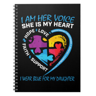Carnet Je suis sa voix elle est mon coeur je porte du ble