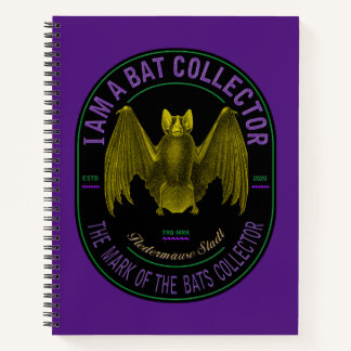 Carnet Je suis un collectionneur de chauves-souris