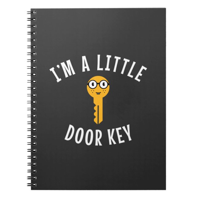 Carnet Je suis une petite clé de porte (Devant)