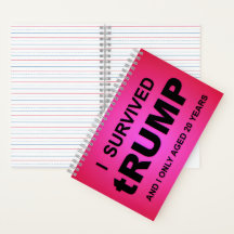 Je Survivécarnet spiralé tRUMP