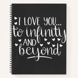 Carnet Je T'Aime À L'Infini Et Au-Delà De Valen