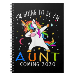 Carnet Je Vais Être Une Tante Provenant Cadeau Unicorn 20