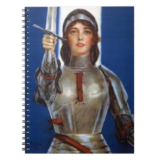 Carnet Jeanne d'Arc Héroïne française Héroïne nationale C (Devant)