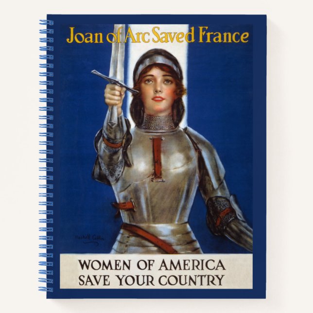 Carnet Jeanne d'Arc : La servante d'Orléans, héroïne du c (Devant)