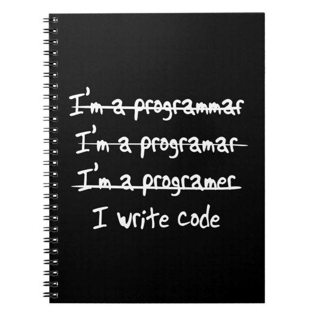 Carnet J'écris le code (Devant)